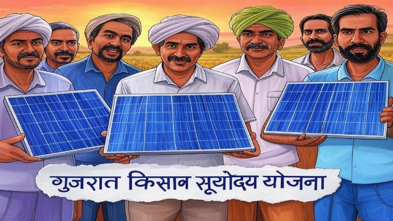 गुजरात किसान सूर्योदय योजना: किसानों के लिए सौर क्रांति