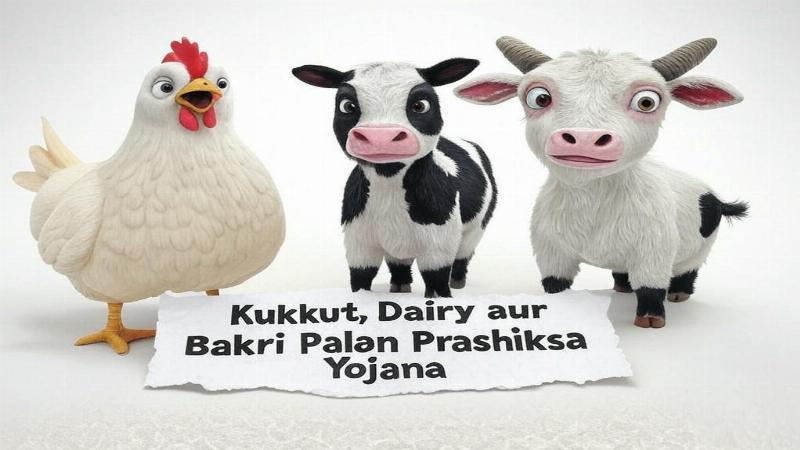 कुक्कुट, डेयरी और बकरी पालन प्रशिक्षण योजना: रोजगार का नया रास्ता