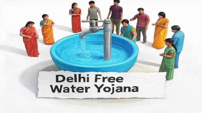 दिल्ली मुफ्त पानी योजना: हर घर को मुफ्त पानी कैसे मिले