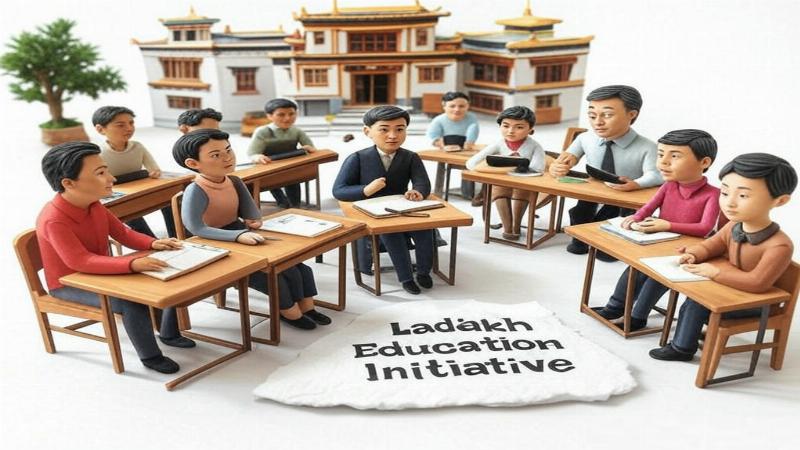लद्दाख शिक्षा पहल: नई पीढ़ी का भविष्य उज्ज्वल