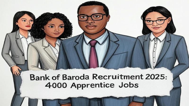 Bank of Baroda Recruitment 2025: 4000 Apprentice Jobs