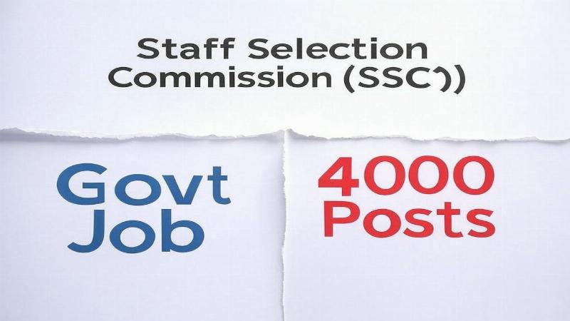 SSC CHSL 2025 Recruitment: 4000+ Govt Jobs
